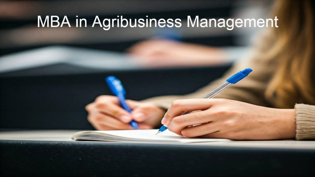 MBA in Agribusiness Management